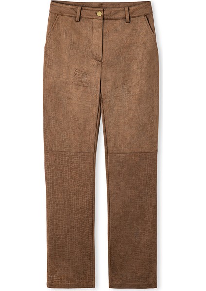 Timsah Derisi Görünümlü Pantolon IW6250003207021 indirimleri