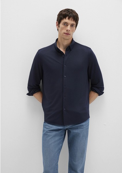 0211908-70488 Lacivert Gömlek