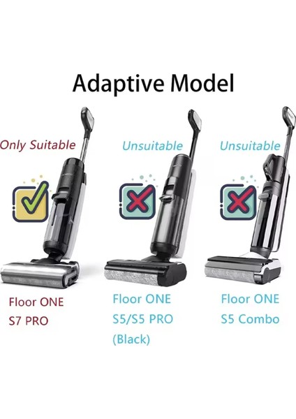 Tineco Floor One S7 Pro Islak Kuru Elektrikli Süpürge Filtresi Yedek Parçaları Kirli Su Deposu Kapağı Aksesuarları (Yurt Dışından) modelleri