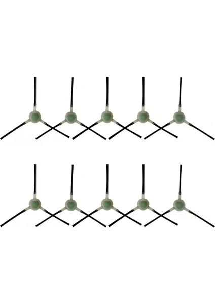 Lefant M310/M320/M210/M210 PRO/M210S/M210B/M210P/M213 Yedek Parçaları Için 10 Adet Vakumlu Yan Fırça 3 Kollu Yan Fırça (Yurt Dışından) modelleri
