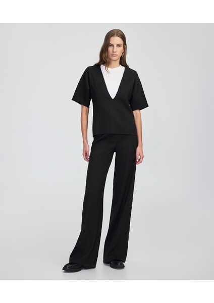 Çift Parça Colorblock Bluz IW6250006081001 fırsatları