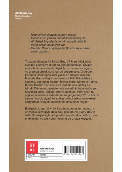 Ali Şükrü Bey - Necmettin Alkan fiyatları