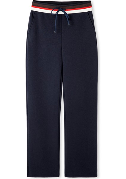 Kontrast Elastik Bel Pantolon IW6250003217015 indirimleri