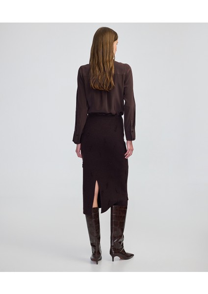 Eskitme Efektli Midi Etek IW6250004052074 fırsatları