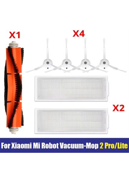 Xiaomi Mi Robot Vacuum-Mop 2 Pro Lite Hepa Filtre Ana Yan Fırça Mijia Elektrikli Süpürge Aksesuarları (Yurt Dışından)