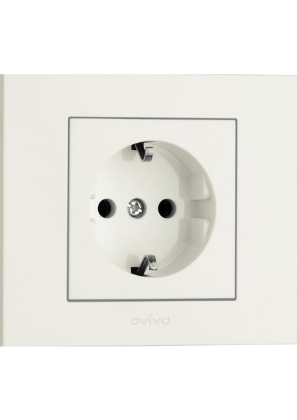 3 Adet Grano Beyaz Topraklı Priz Çerçeve Dahil 3'lü Paket / Setdir fiyatları