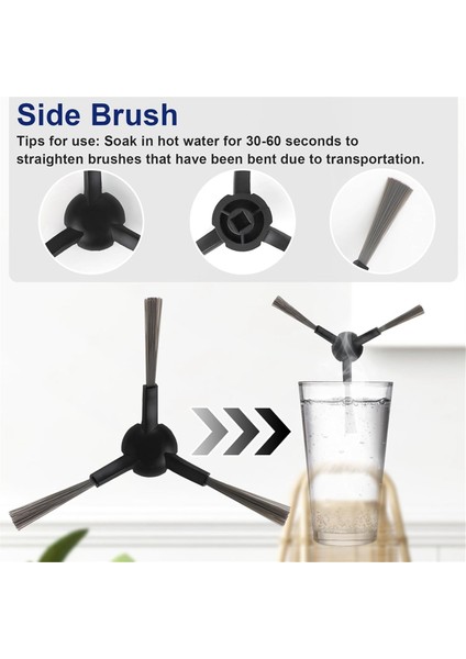 Dreame L10S Pro Ultra Robot Süpürge Aksesuarları, Yedek Parçalar, Ana Yan Fırça, Hepa Filtre, Toz Torbası, Paspas Pedi (Yurt Dışından) fırsatları