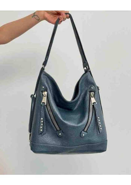 Eflanmoda Yumuşak Deri Kadın El Omuz ve Sırt Çantası fiyatları