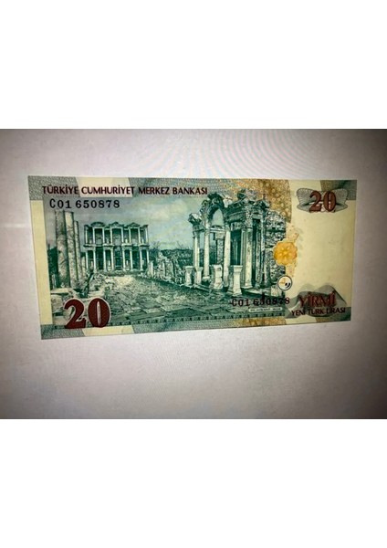 8. Emisyon 20 Ytl C01 Ilk Seri Nadir Çil