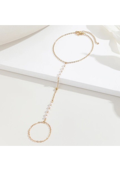 Kadın Zarif Zincirli Boncuk Şahmeran fiyatları