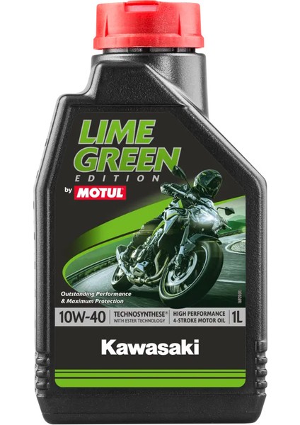 Kawasakı Lıme Green By Motul 10W-40 4t Motosiklet Yağı (2025) 1lt