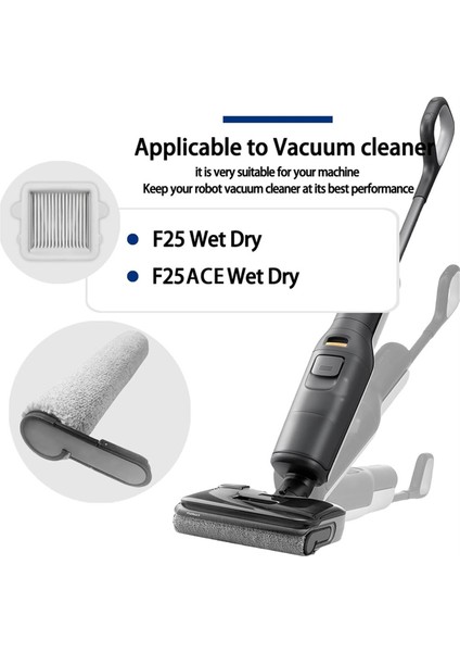 Roborock F25 Combo / F25 Ace Combo / F25 / F25 Lt / F25 Rt / F25 Ace Serisi Vakum Parçaları Silindir Fırça Filtresi Için Uygundur (Yurt Dışından) fırsatları