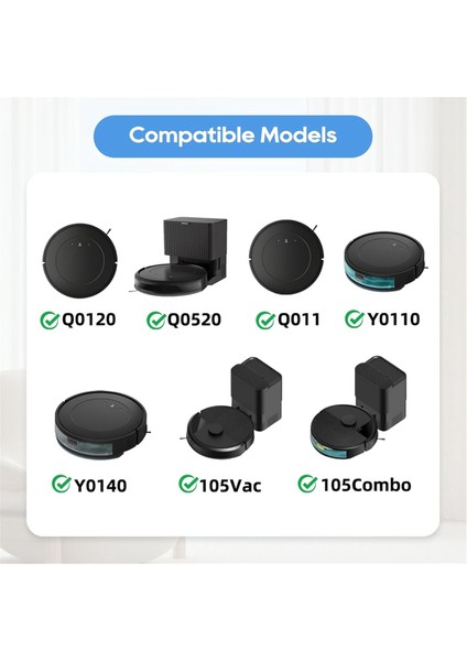 Irobot Roomba 105 Vakum, 104/105 Kombo, Q0120, Q0520, Q011, Y0110, Y0140 Robot Süpürge Için Yedek Parçalar (Yurt Dışından) fırsatları