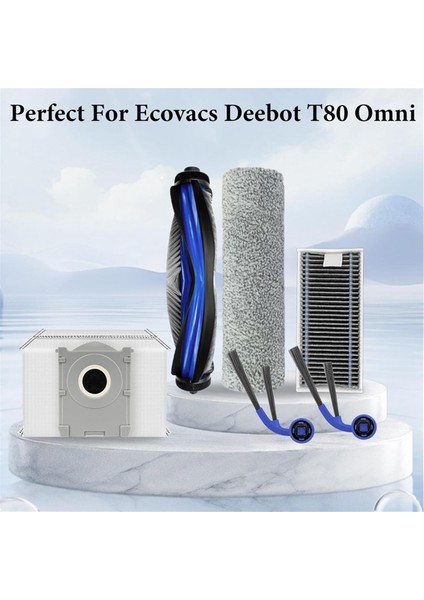 Ecovacs Deebot T80 Omni / T80 Robot Süpürge Ana Yan Fırça Hepa Filtre Silindiri Paspas Toz Torbaları Aksesuarları (Yurt Dışından) fiyatları