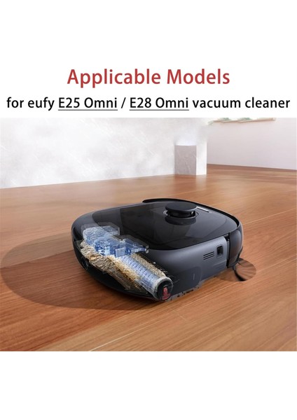Eufy E25 Omni / E28 Omni Robot Süpürge Yedek Kitleri, Aksesuarlar Ana Yan Fırça Hepa Filtre Paspas Bezi Toz Torbası (Yurt Dışından) modelleri