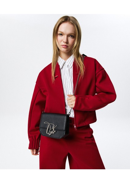 METAL LOGO TOKALI KAPAKLI ÇANTA TW6250052076001 fiyatları