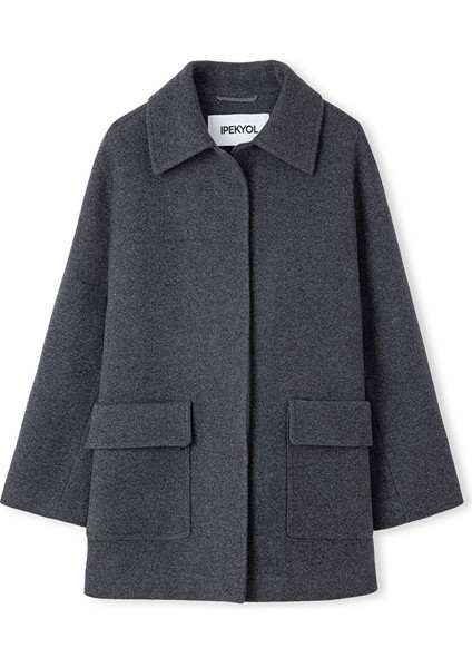 Geniş Cepli Kaşe Kaban IW6250008059081 indirimleri