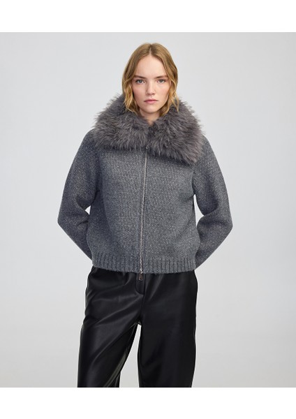 Çıkarılabilir Suni Kürk Yakalı Ceket IW6250005104005 fiyatları