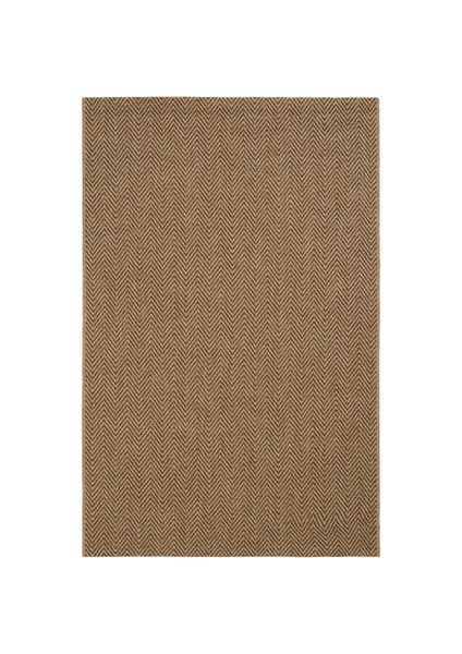 Mocha 671 Kahverengi Halı Kilim Hasır Görünüm Bohem Ince Leke Tutmayan Salon Mutfak Halısı