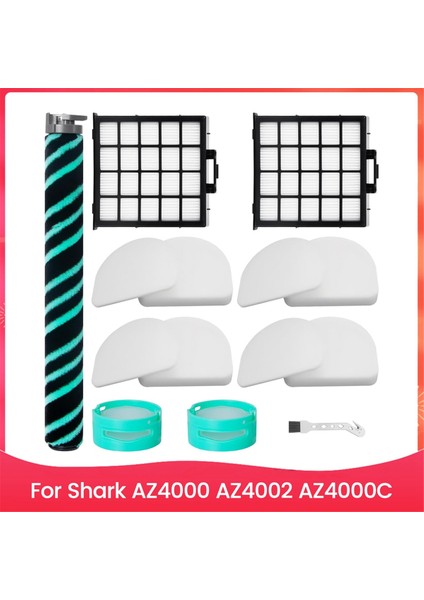 Shark AZ4000 AZ4002 AZ4000C Dik Elektrikli Süpürge Yedek Parçaları Için Aksesuar Seti Filtre Rulo Fırçası (Yurt Dışından)