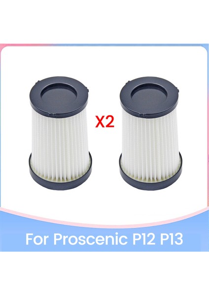 2 Adet Vakum Filtre Kartuşu Seti Proscenic P12 P13 Yedek Parçalar Için Değiştirilebilir Verimli Ev Temizlik Aksesuarları (Yurt Dışından)