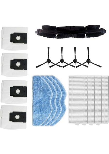 360 S8 / Botslab S8 Plus / Honor Choice R2 / R2S Lite / R2 Plus Süpürme Makinesi Aksesuarları Için 17 Adet (Yurt Dışından) fırsatları