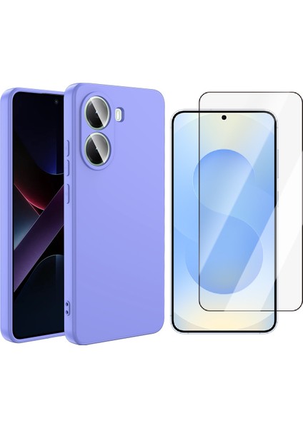 Xiaomi Poco X7 Pro Uyumlu Kılıf Vendas Mara Lansman Kapak + Cam Ekran Koruyucu