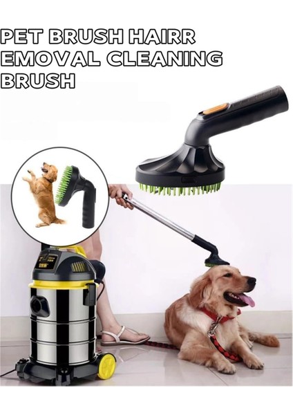 Tüy Dökme Fırçası Vakum Eklenti Seti - Evcil Hayvan Bakım Elektrikli Süpürge Aleti Evcil Hayvan Masaj Aleti Hortumu 32/35 mm Adaptör (Yurt Dışından) modelleri
