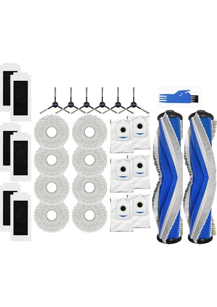 Ecovacs Deebot T30S/ N30 Pro Omni/ N30 Omni Robot Süpürge Için Yedek Aksesuarlar ve Parçalar (Yurt Dışından) fiyatları