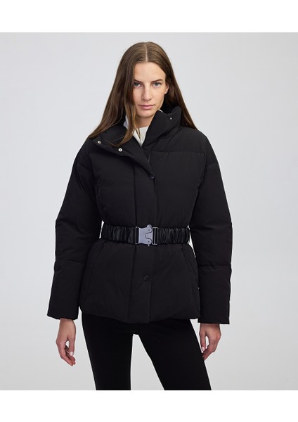 Deri Görünümlü Elastik Kuşaklı Mont IW6250012210001