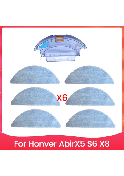 Honver Abir X5 S6 X8 Robot Süpürge Yedek Aksesuarları Için Vakumlu Su Tankı ve Paspas Bezi Seti (Yurt Dışından)