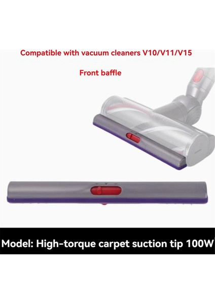 Dyson V10 V11 V15 Elektrikli Süpürge Parçaları Için Ön Plaka Ön Tampon Çubuğu Yüksek Torklu Temizleme Başlığı Ön Plaka Tertibatı (Yurt Dışından) fırsatları