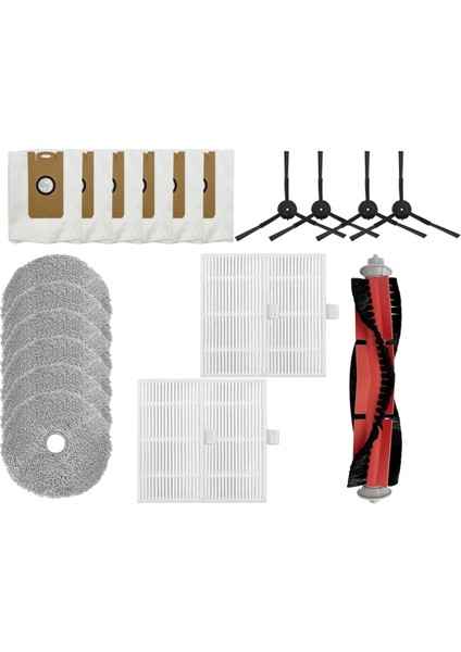 Ultenic Mc1 Elektrikli Süpürge Yedek Aksesuarları Ana Fırça Yan Fırça Hepa Filtre Paspas Bezi Toz Torbası (Yurt Dışından) fiyatları