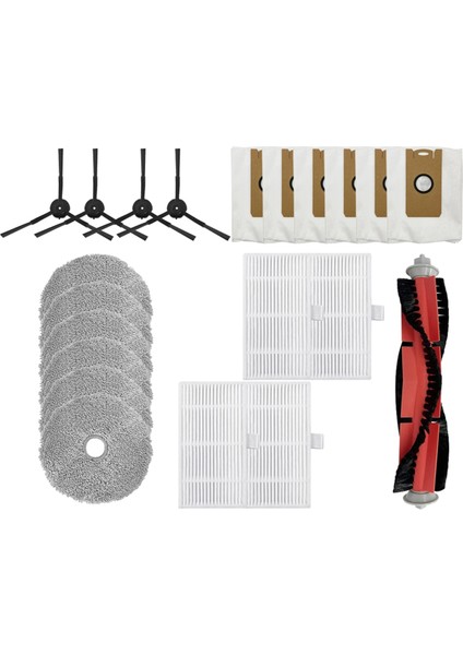 Ultenic Mc1 Elektrikli Süpürge Yedek Aksesuarları Ana Fırça Yan Fırça Hepa Filtre Paspas Bezi Toz Torbası (Yurt Dışından) modelleri