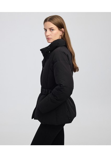 Deri Görünümlü Elastik Kuşaklı Mont IW6250012210001 fiyatları