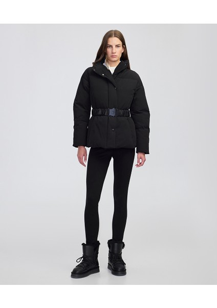 Deri Görünümlü Elastik Kuşaklı Mont IW6250012210001 modelleri