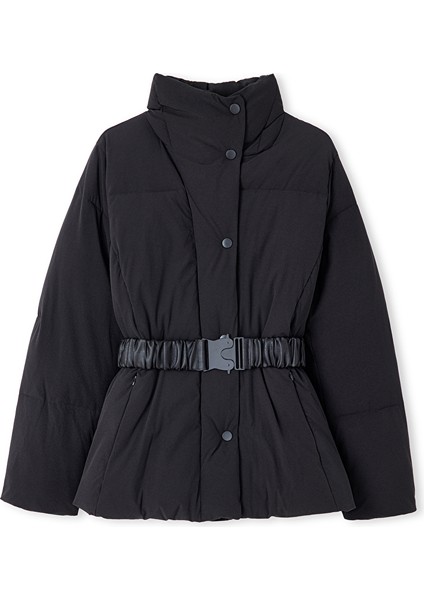 Deri Görünümlü Elastik Kuşaklı Mont IW6250012210001 indirimleri