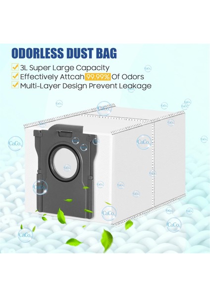 Dreame X40 Ultra COMPLETE/L40 ULTRA/X40 ULTRA/X40 Master Vakum Robotu Aksesuarları, Ana Fırça, Toz Torbaları, Mendiller, Filtreler (Yurt Dışından) fiyatları