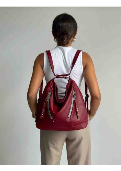 Eflanmoda Yumuşak Deri Kadın El Omuz ve Sırt Çantası modelleri