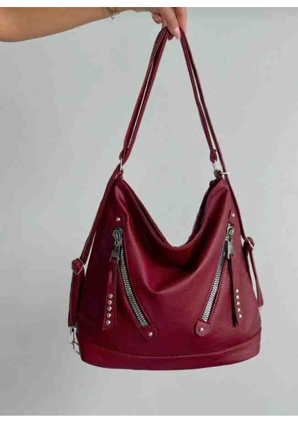 Eflanmoda Yumuşak Deri Kadın El Omuz ve Sırt Çantası fırsatları