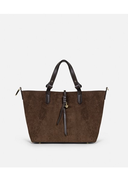 Kontrast dokulu çift parça çanta IW6250052063074