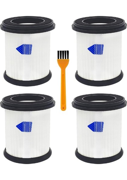Inse S6T S6P Pro N5S Kablosuz Elektrikli Süpürge Için 4'lü Hepa Filtre Yedeği, Ağ Filtre Yedeğiyle Birlikte (Yurt Dışından)