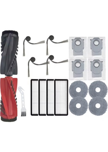Roborock Qrevo C / Curv / Curvc / Edge / Edgec / 5AE / S5V Süpürme Ana Yan Fırça Paspas Filtre Toz Torbaları Için 18 Adet (Yurt Dışından) fırsatları