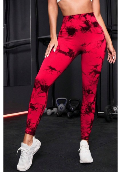 Seamless/dikişsiz Büzgülü Dikişsiz Batik Tayt Kırmızı fiyatları