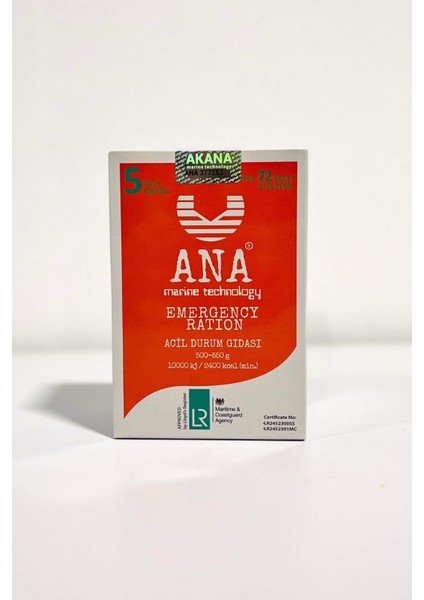 Ana Acil Durum Gıdası 125GRX4