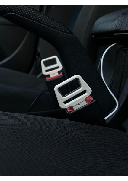 Oto Araba Beyaz Emniyet Kemeri Klipsi Gazoz Açacaklı 2 Adet fiyatları