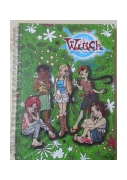 Collection Witch A4 Sert Kapak Kareli Defter Yeşil Renk
