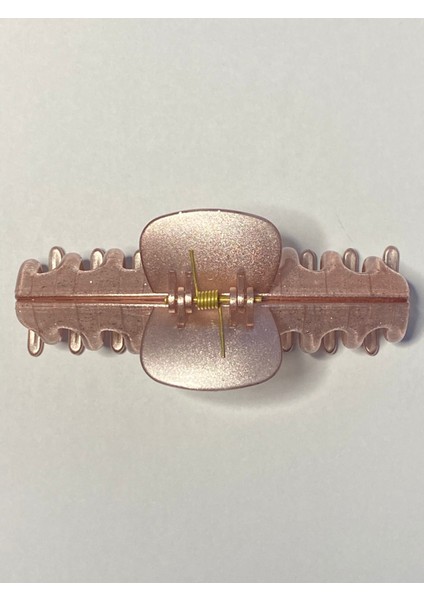 Simli Pudra Pembe Renk Tırmık Model Mandal Toka 11 cm - Şık ve Dayanıklı fırsatları