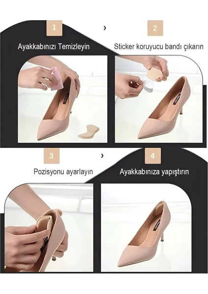 Ayakkabı Topuk Vurma Önleyici ve Daraltıcı Ped – 5 mm Ten Rengi Konfor Pedi indirimleri