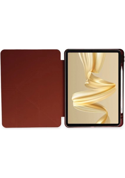 Huawei Matepad Pro 12.2" Kılıf Katlanır Kalem Bölmeli Silikon Standlı Uyku Modlu Akıllı Kapak fiyatları